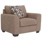 Ashley Triston-Peaks Chair and A Half in Suede, , large