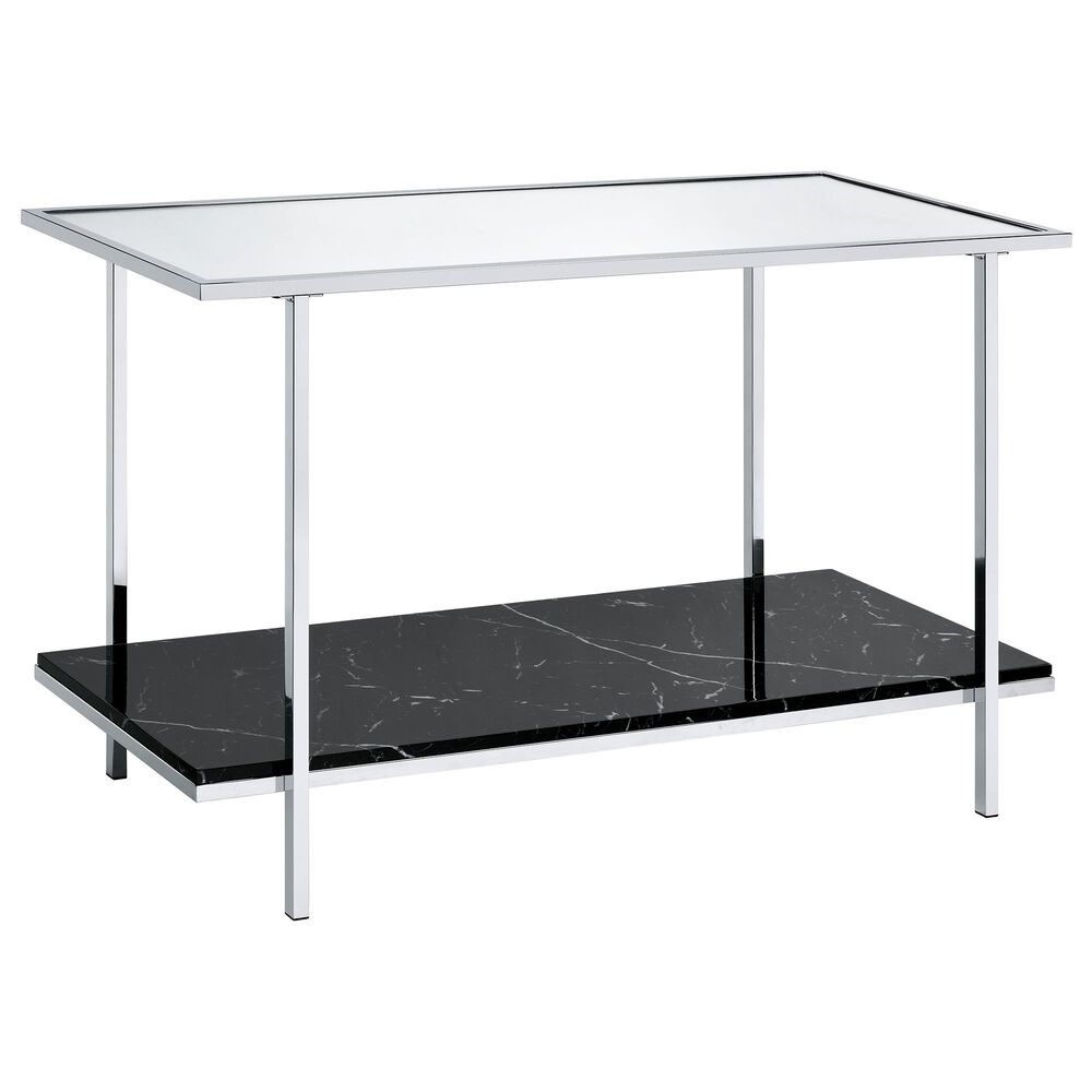 Gunnison Co. Angwin Console Table in Mirrored/Chrome, , large