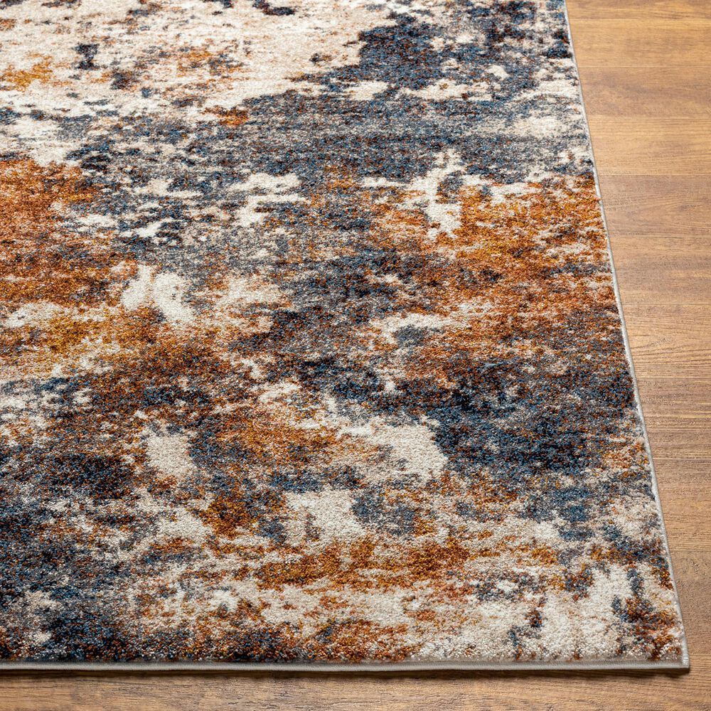 Surya Tuscany TUS-2336 Brown, Dusty Coral, Cream, Dark Blue, Blue, Gray and Light Beige 12&#39; x 15&#39; Area Rug, , large