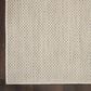 Nourison Courtyard Ivory and Silver 6" x 9" Indoor/Outdoor Area Rug, , large