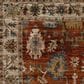 Karastan Liora Othello Cinnabar 10" x 14" Area Rug, , large