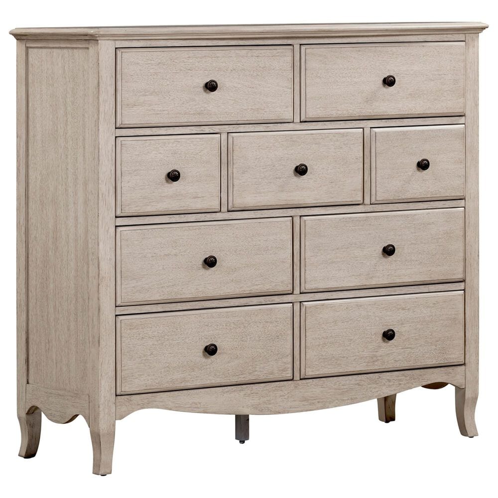 Riva Ridge Provence 9-Drawer Tall Chesser in Linen, , large