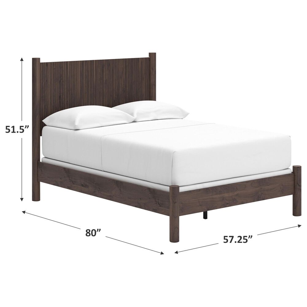 Ashley Pamytta Full Panel Bed in Rich Brown, , large