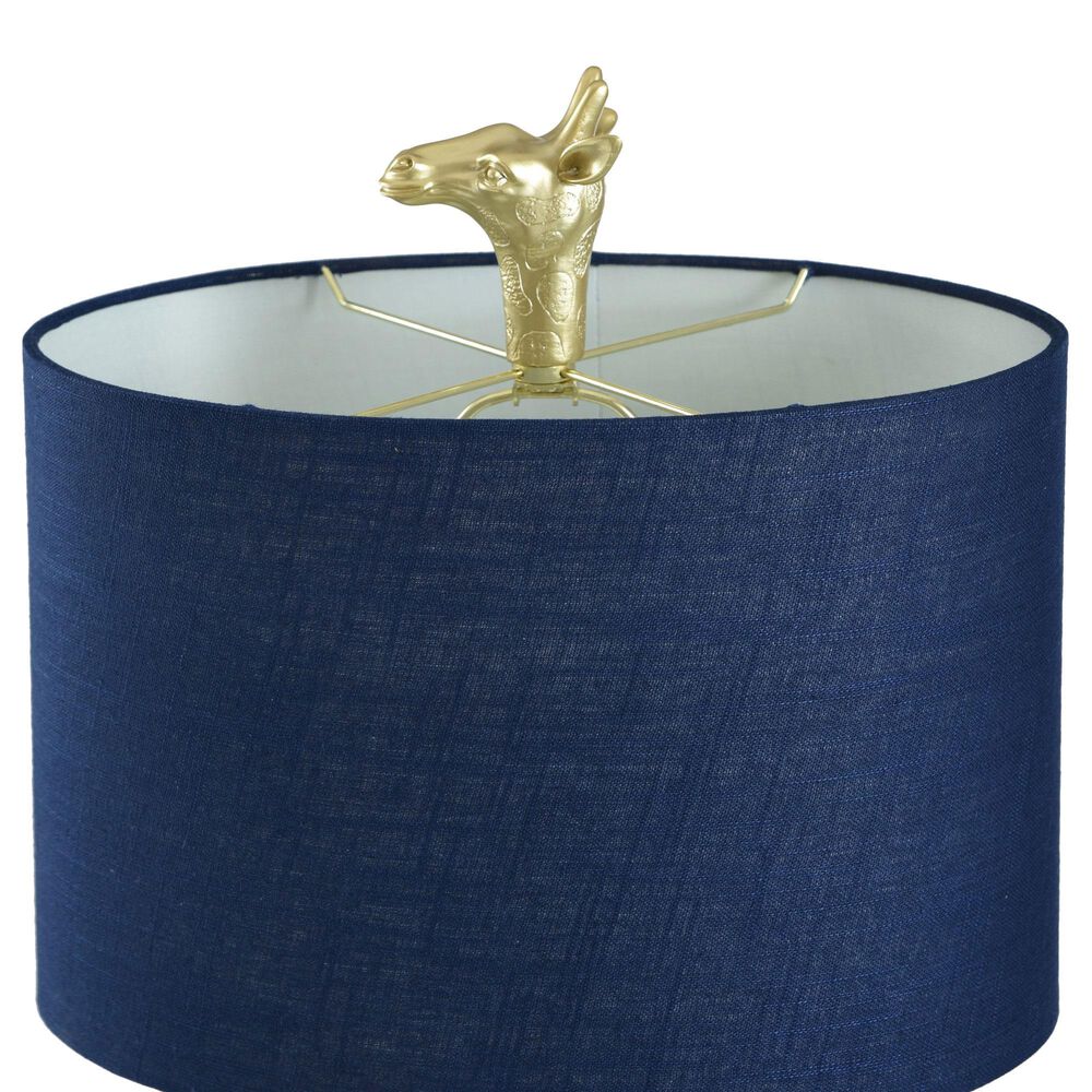 Flair Industries Poly Giraffe Table Lamp in Gold, , large