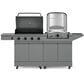 Tytus 4-Burner Gas grill w/ Pizza Oven in Gunmetal Gray, , large