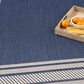 Nourison Horizon HOZ03 Navy 8" x 10" Indoor/Outdoor Area Rug, , large