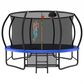 HOMLUX 14" Outdoor Trampoline in Blue, , large