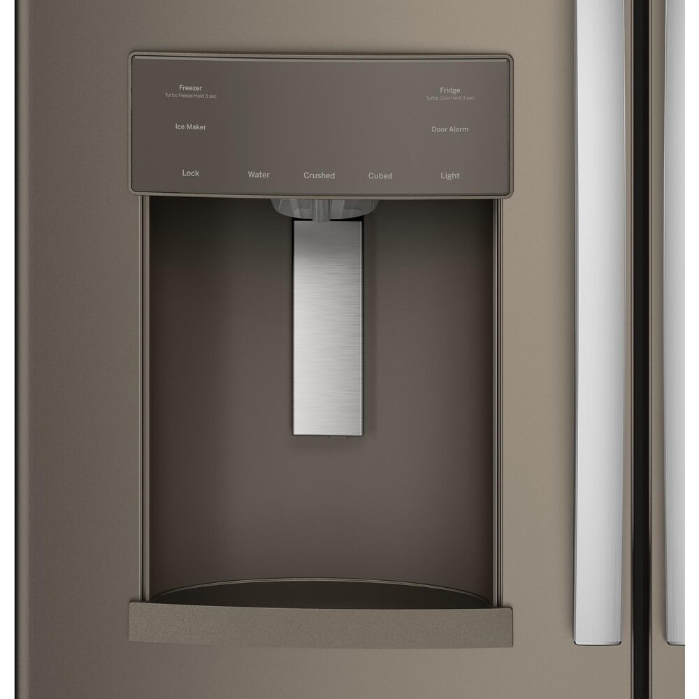 GE Appliances 22.1 Cu. Ft. Counter-Depth French-Door Refrigerator in Slate, , large