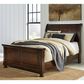 Millenium Porter Queen Sleigh Bed in Rustic Brown, , large