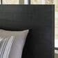 Ashley Londer King Panel Bed  in Black  in Black, , large