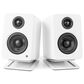 Kanto Angled Desktop Speaker Stand for Small Speakers in White (Set of 2), , large