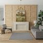Nourison Courtyard Ivory and Blue 5" Square Indoor/Outdoor Area Rug, , large