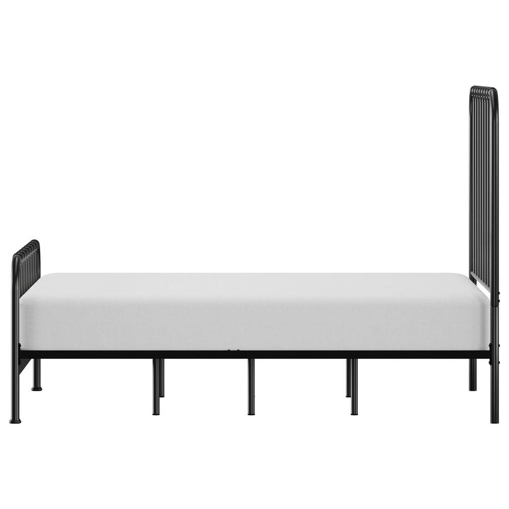 Richlands Furniture Javi King Slat Platform Metal Bed in Black, , large