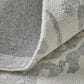Feizy Belfort Damask Gray 12" x 15" Area Rug, , large