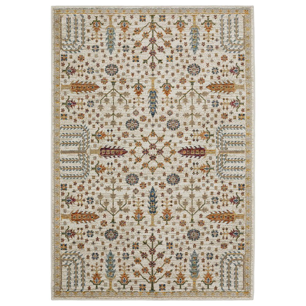 Oriental Weavers Andorra 1"10" x 3"2" Ivory and Multicolor Area Rug, , large
