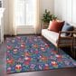 Dalyn Rug Company Wonderland WN30 5" x 7"6" Navy Indoor/Outdoor Area Rug, , large