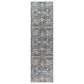 Surya Cardiff CDF-2309 Blue, Deep Teal, Medium Gray, Light Gray, Camel and Charcoal 2"7" x 7"3" Runner, , large