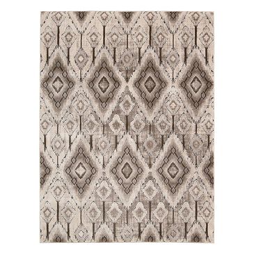 Nourison Karma KRM02 7"10" x 10"6" Beige Area Rug, , large
