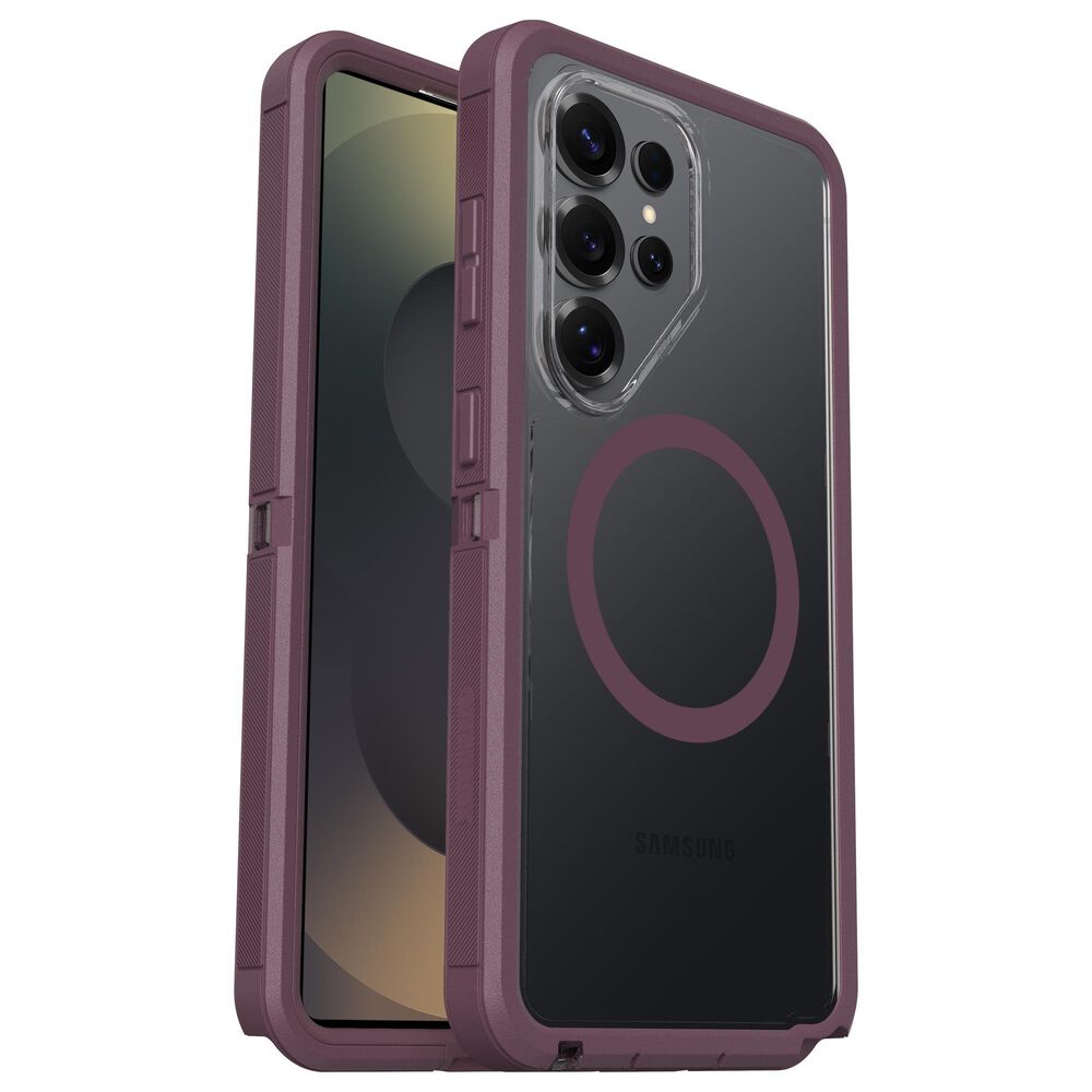 OtterBox Defender Pro XT Magnetic Case for Samsung Galaxy S26 in Clear and Purple Mystery, , large