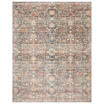 Loloi II Saban SAB-03 2"7" x 4" Navy and Rust Area Rug, , large