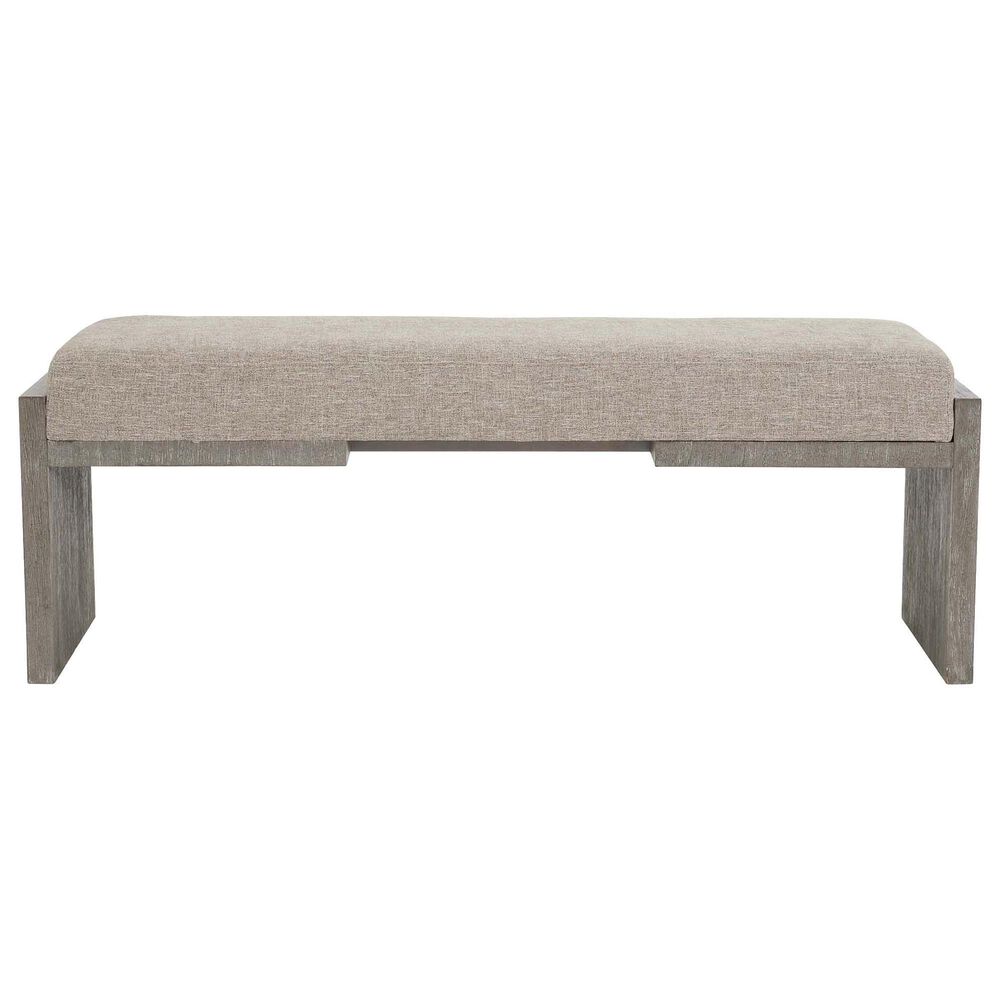 Bernhardt Foundations Bench in Dark Shale, , large