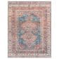 Surya Colin 9"3" x 12" Blue, Dusty Coral, Brick Red, Dark Brown and Cream Area Rug, , large