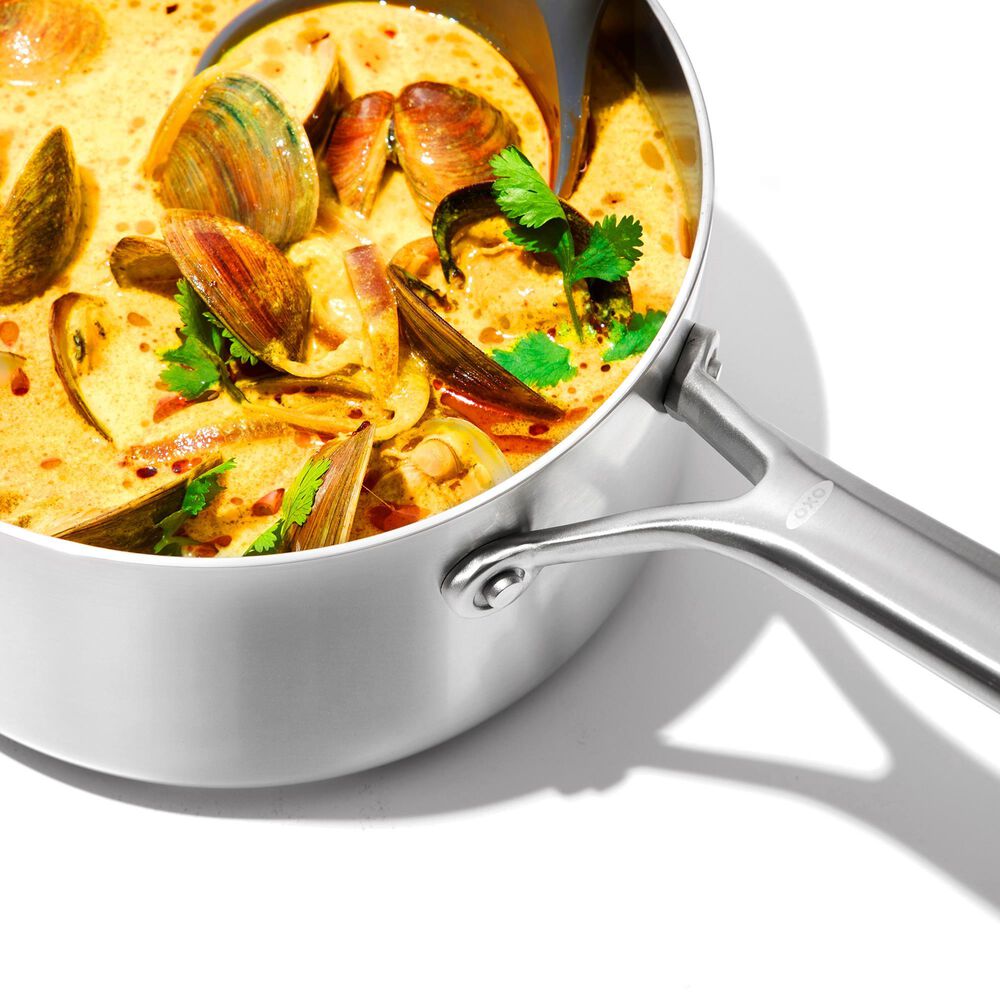 Green Pan Mira 4-Piece Saucepan Set in Stainless Steel, , large