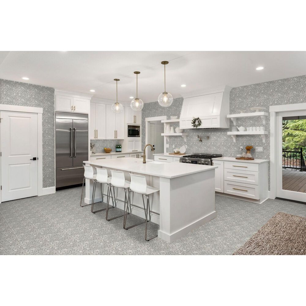 Emser Cultura Cream 12&quot; x 12&quot; Natural Stone Mosaic Sheet, , large