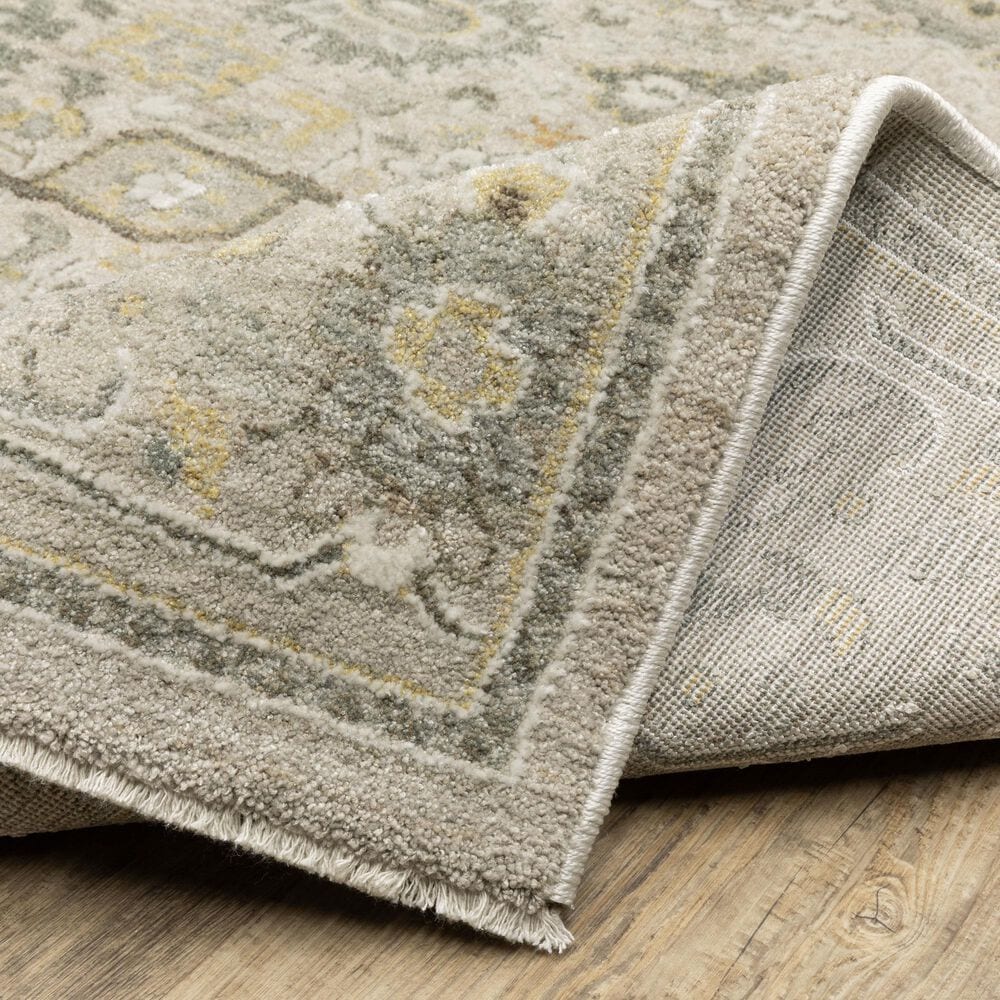 Oriental Weavers Keaton Beige and Blue 2'3" x 7'6" Runner, , large