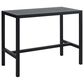 Linon Home Decor Holland 54" Outdoor Dining Table in Black, , large