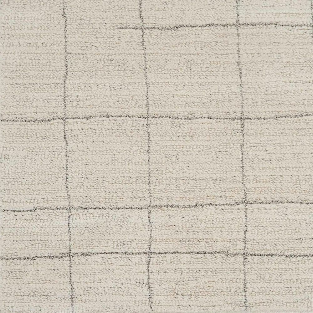 Nourison Andes AND04 6&#39; x 9&#39; Ivory and Grey Area Rug, , large