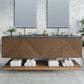 James Martin Vanities Marcello 72" Double Bathroom Vanity in Chestnut with 3 cm Charcoal Soapstone Quartz Top and Rectangular Sinks, , large