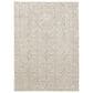 Karastan Solitude Pandosia 9" x 12"2" Cream Light Beige Area Rug, , large