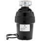 GE Appliances 1 HP Continuous Feed Corded Garbage Disposal in Black, , large