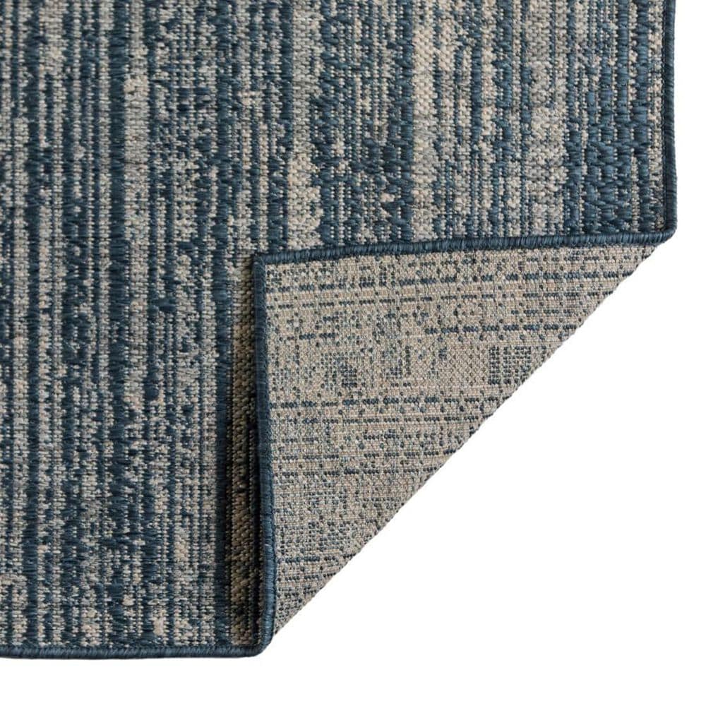 Amer Rugs Maryland Striped 6&#39;6&quot; x 9&#39;10&quot; Blue Area Rug, , large