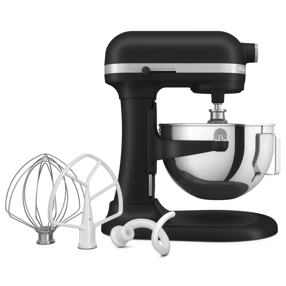 KitchenAid 5.5 Quart Bowl-Lift Stand Mixer in Matte Black, , large