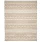 Safavieh Natura 9" x 12" Beige and Ivory Area Rug, , large