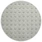 Dalyn Rug Company Soft Essentials Chevron Celery 8" Round Area Rug, , large