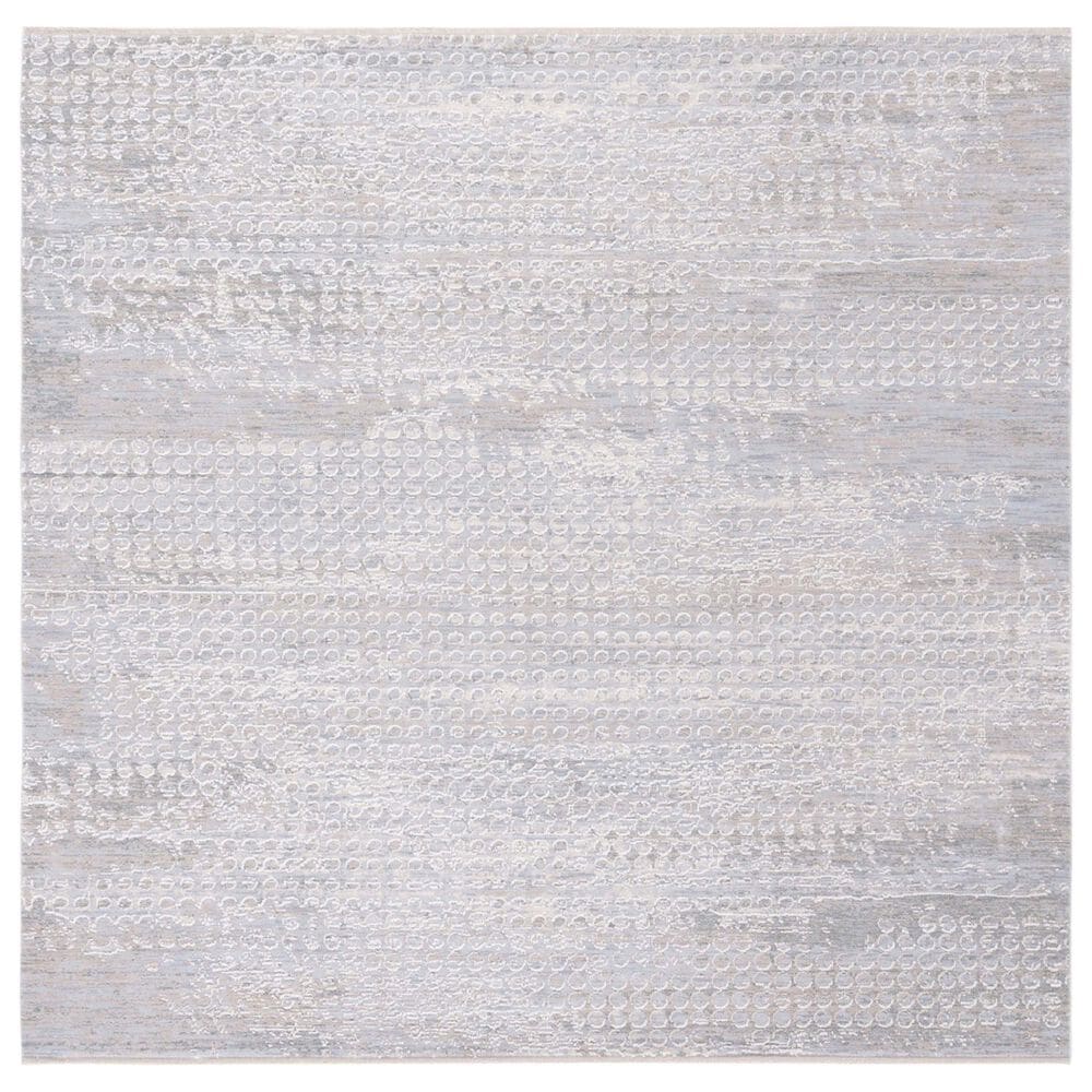 Safavieh Marmara MRM300F 6"7" Square Grey, Beige and Blue Area Rug, , large
