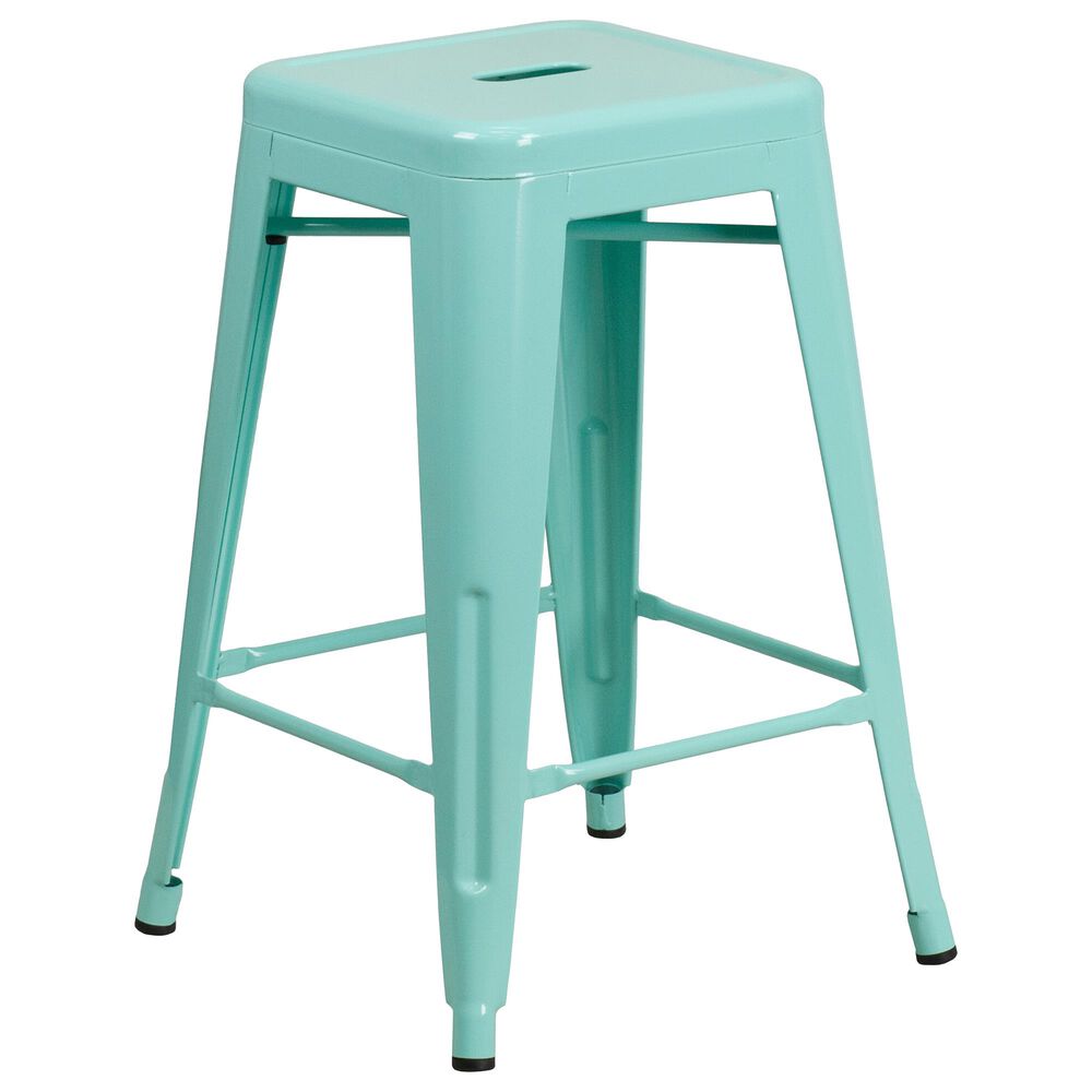 Flash Furniture 24" Counter Stool in Green, , large