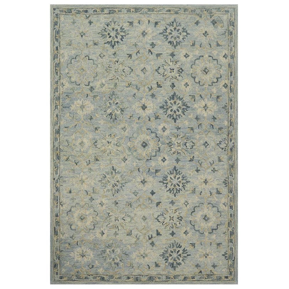 Loloi Hawthorne HV-01 7"9" x 9"9" Light Blue Area Rug, , large