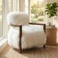 Furniture of America Lumir Long-Haired Accent Chair in White, , large
