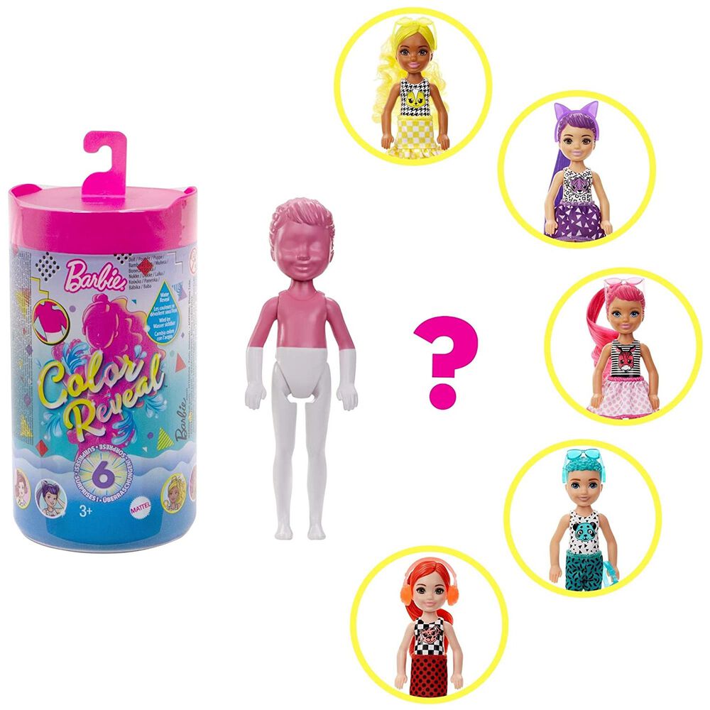 Barbie Color Reveal Chelsea Doll with 6 Surprises, , large