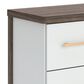 Ashley Kendanport Queen Upholstered Bed with Two Nightstands in Brown and White, , large