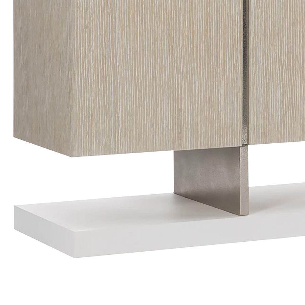 Bernhardt Solaria Sideboard in Fossil and Shiny Nickel, , large