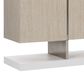 Bernhardt Solaria Sideboard in Fossil and Shiny Nickel, , large