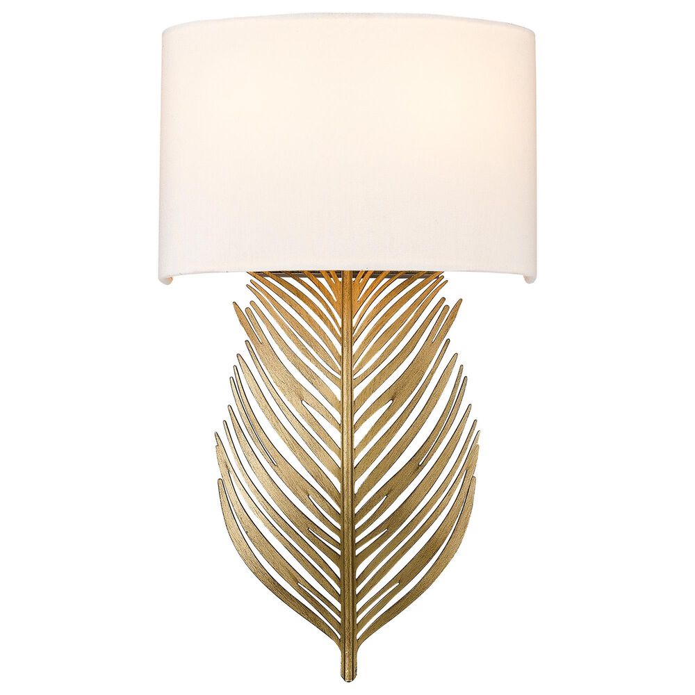 Golden Lighting Cay 2-Light Wall Sconce in Vintage Fired Gold, , large