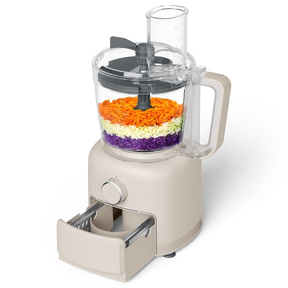 Bella Prep and Store 10-Cup Food Processor in Oatmilk, , large