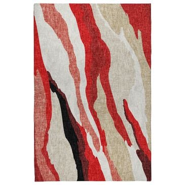 Dalyn Rug Company Lorenzo Red 6"6" x 9"6" Area Rug, , large