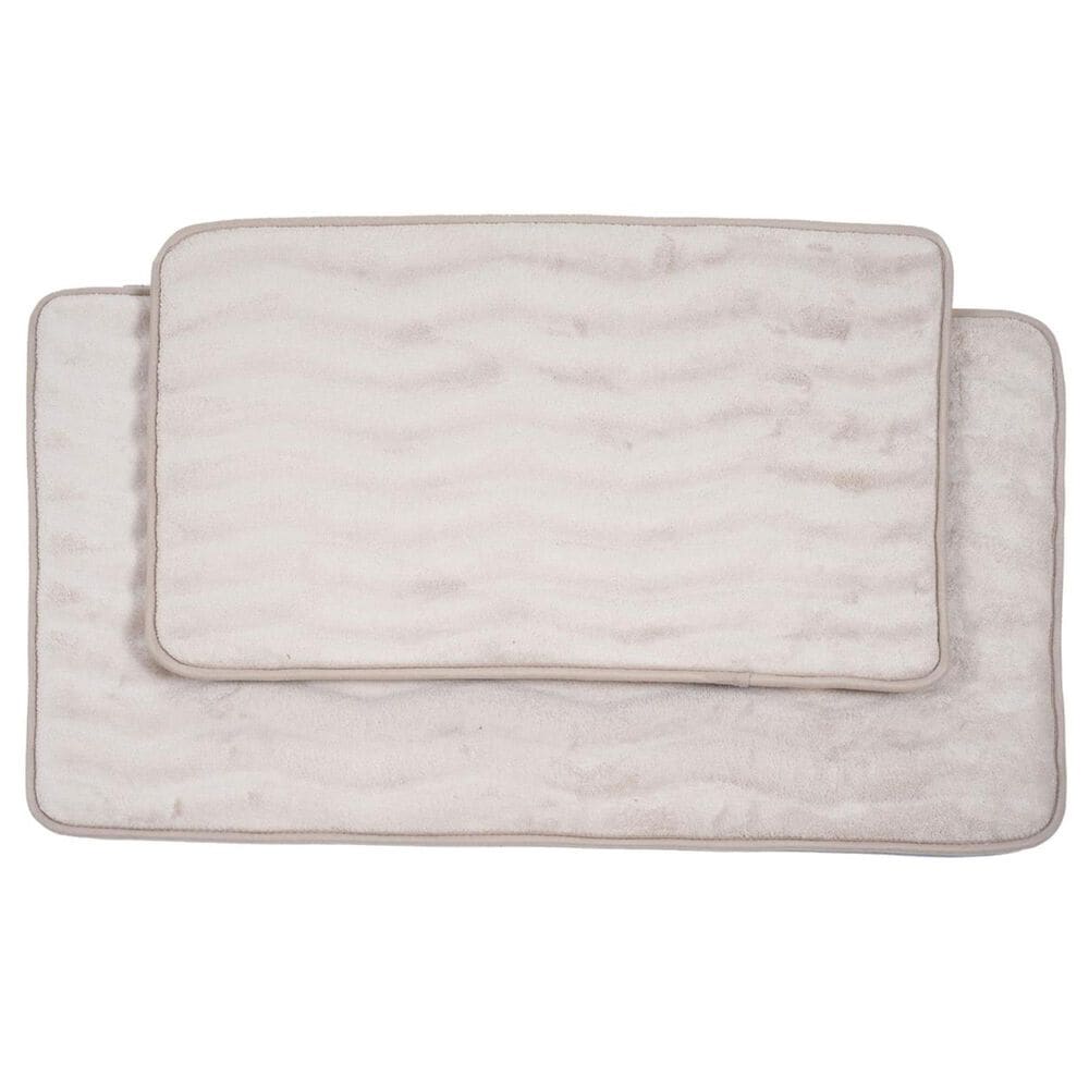 Timberlake Lavish Home 2 Piece Memory Foam Bath Mat Set, , large
